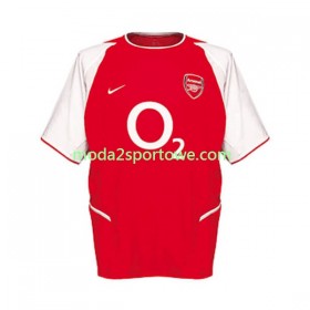 Koszulka Arsenal Retro Domowe Stroje Piłkarskie 2002 Krótki Rękaw